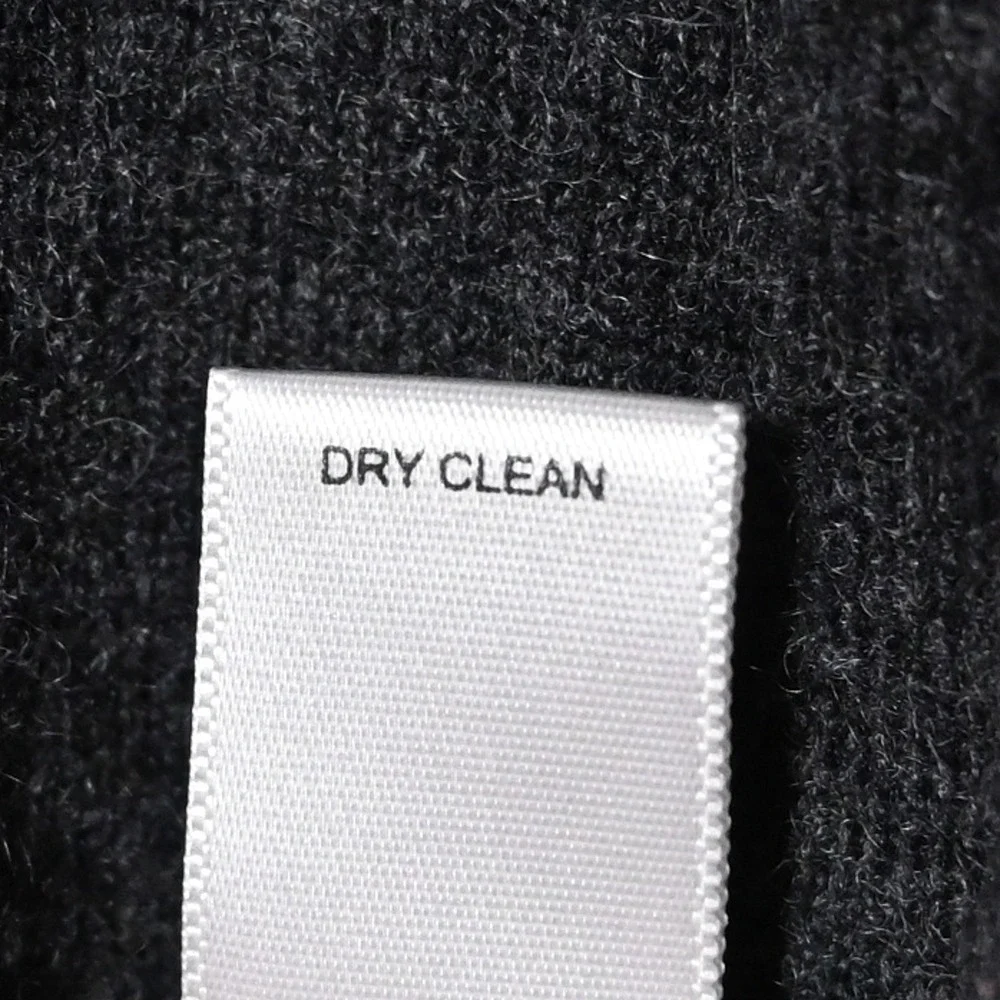 Banana Republic Quarter Zip Sweater Mens Cashmere M Charcoal Gray